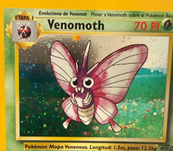 1999 Pokemon Jungle Spanish Venomoth Hologram W/Swirl 13/64 NrMt/Mt - Image 2