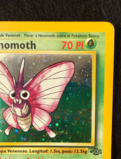 1999 Pokemon Jungle Spanish Venomoth Hologram W/Swirl 13/64 NrMt/Mt - Image 4