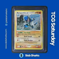 2009 POKEMON PLATINUM RAMPARDOS HOLO RARE #13/127 - Image 1