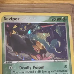 Pokemon Seviper EX Sandstorm Holo Rare 11/100 80HP English 2003 TCG - Image 2