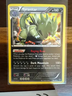 Tyranitar 56/124 Holo Rare Fates Collide Pokemon Holo Near Mint - Image 1