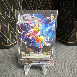 Pokemon Jolteon VMAX SWSH184 Black Star Promo Holo 300 HP Max Thunder Rumble - Image 1