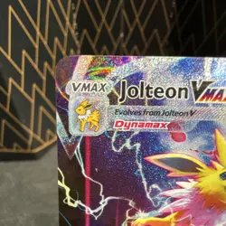 Pokemon Jolteon VMAX SWSH184 Black Star Promo Holo 300 HP Max Thunder Rumble - Image 3