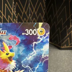 Pokemon Jolteon VMAX SWSH184 Black Star Promo Holo 300 HP Max Thunder Rumble - Image 4