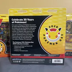 2026 TCG Pokemon Day Collection Box 30th Promo - Factory Sealed - Lot of 6 - Image 3