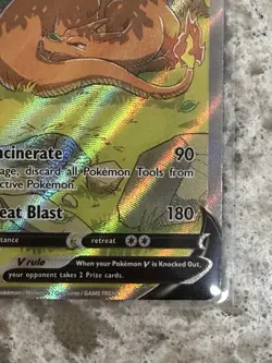 Pokemon TCG Charizard V SWSH260 Sword & Shield Promo Full Art Holo English - Image 2