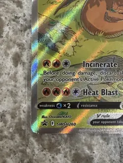 Pokemon TCG Charizard V SWSH260 Sword & Shield Promo Full Art Holo English - Image 5