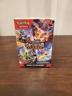 Pokemon TCG Scarlet & Violet Obsidian Flames Booster Bundle 6-Pack, Sealed Box - Image 1