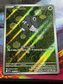 Nymble 96/94 Phantasmal Flames Illustration Rare Holo Pokemon TCG - Image 1