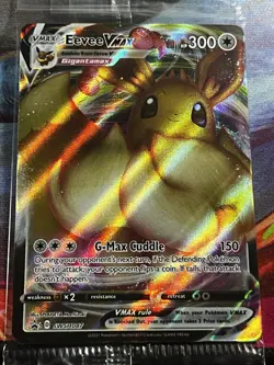 SEALED Eevee VMAX SWSH087 Shining Fates Holo Black Star Promo NM Pokemon TCG - Image 1