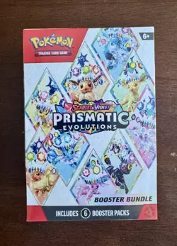Pokemon Prismatic Evolutions Booster Bundle Box - 6 Booster Packs - Image 1
