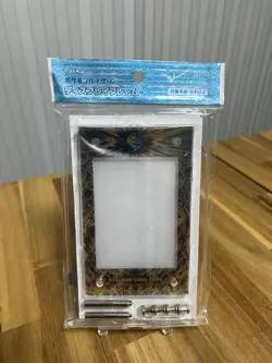 *POKEMON CENTER EXCLUSIVE* Pokemon TCG Display Frame Mega Evolution Black & Gold - Image 1