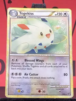 Togekiss 9/90 Undaunted Pokemon TCG Regular Rare 2010 LP - Image 3