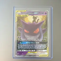 Pokemon Gengar & Mimikyu GX TAG TEAM 53/181 Sun & Moon Team Up Ultra Rare Holo - Image 1