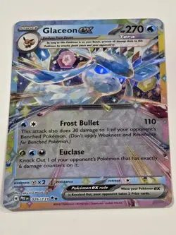 Pokemon Glaceon ex Double Rare Sv: Prismatic Evolutions 026/131 Holo 2025 - Image 1