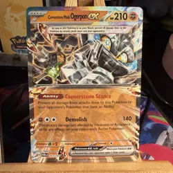 Cornerstone Mask Ogerpon ex 112/167 Twilight Masquerade Holo Pokemon TCG MINT - Image 1