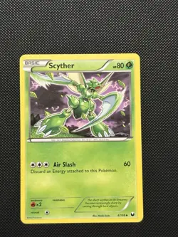 Pokemon B&W Dark Explorers - Scyther - 4/108 - Non Holo Uncommon - NM - Image 2