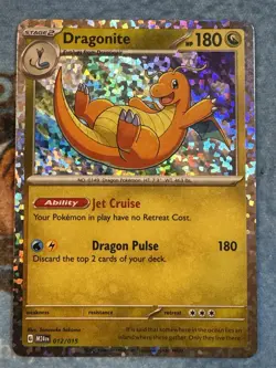 2025 Pokemon TCG McDonald’s Promo Dragonite Holofoil 012/015 - Image 1