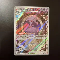 Pokemon TCG Mismagius 212/193 SV02: Paldea Evolved Illustration Rare Holo Eng - Image 1