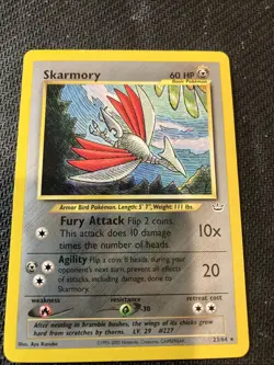 Skarmory 23/64 - Neo Revelation - Rare - Pokemon TCG - NM- Free Ship - Image 1