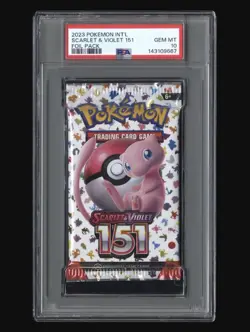 PSA 10 GEM MINT Scarlet & Violet 151 SEALED Booster Pack Pokemon - Image 1