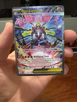 Pokemon TGC- Mega Zygarde ex 120/088 Special Illustration Rare Perfect Order SIR - Image 1