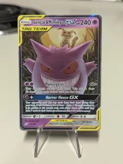 Gengar & Mimikyu GX Ultra Rare Holo SM - Team Up 53/181 NM Pokemon TCG - Image 1