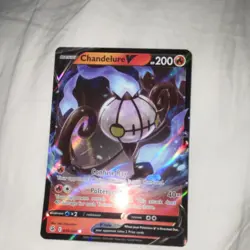 POKEMON CHANDELURE V 039/264 SWSH08 FUSION STRIKE ULTRA RARE HOLO FULL ART 200HP - Image 1