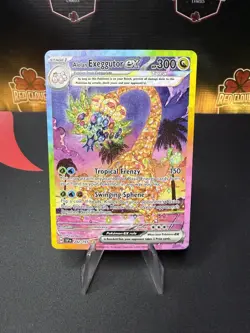 Alolan Exeggutor EX Pokemon TCG - 242/191 - Scarlet & Violet Surging Sparks - NM - Image 1