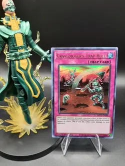 Yu-Gi-Oh! Gravediggers Trap Hole MP21-EN086 Ultra Rare 1st Ed *Pack Fresh* - Image 1