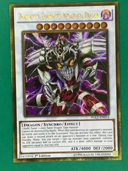 Dragocytos Corrupted Nethersoul Dragon PGL2-EN014 Gold Secret 1st Edition YuGiOh - Image 1