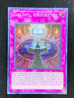Dark Spell Regeneration BLAR-EN001 1st Ed Yu-Gi-Oh! Konami - Image 1