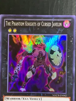 The Phantom Knight of Cursed Javelin MACR-EN042 Super Rare 1st EYu-Gi-Oh! Konami - Image 2