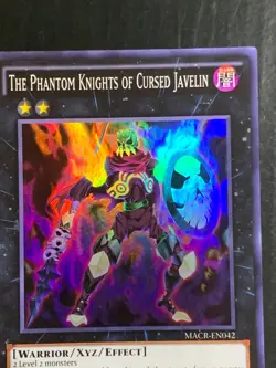 The Phantom Knight of Cursed Javelin MACR-EN042 Super Rare 1st EYu-Gi-Oh! Konami - Image 3