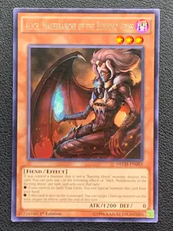 Alich, Malebranche of the Burning AbyssNECH-EN083 1st Ed Rare Yu-Gi-Oh! - Image 1
