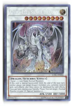 Azure-Eyes Silver Dragon LCKC-EN066 Secret Rare Yu-Gi-Oh! - Image 1