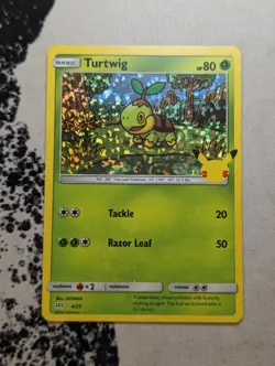 Turtwig - 4/25 - Holo - McDonalds 2021 - 25th Anniversary - Pokemon Card - Image 1