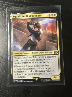 Squall, SeeD Mercenary 243 - Regular Rare - MTG - Final Fantasy - Image 1