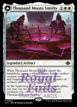 Thousand Moons Smithy / Barracks of the Thousand 1x FOIL MTG LCI Rare MINT - Image 1