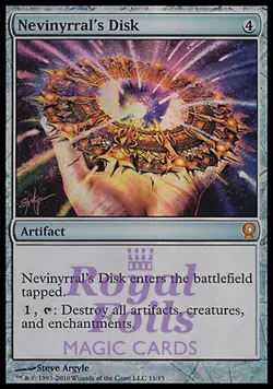 Nevinyrral's Disk 1x FOIL FTV MTG From the Vault Relics MINT artifact - Image 1