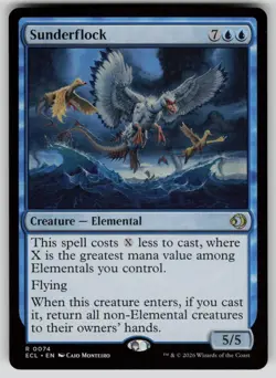 Sunderflock Normal R Lorwyn Eclipsed 74 NM - Image 1