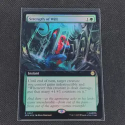 Strength Of Will - 0223 - R - Extended - Foil - Spider-Man - MTG - NM/M - Image 1