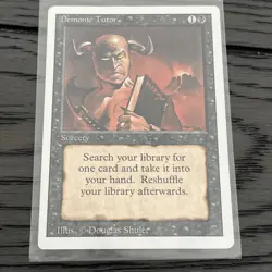 Demonic Tutor Magic the Gathering Revised Set - Image 1