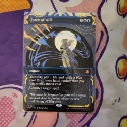 Force of Will Foil 19 Secrets of Strixhaven Magic the Gathering - Image 1