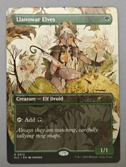 MTG Secret Lair Encyclopedia of Magic 0012 Llanowar Elves (NON-FOIL) - Image 1