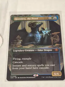 Quandrix, the Proof (Borderless) Secrets of Strixhaven Regular - Image 1