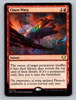 Chaos Warp R Commander: Edge of Eternities 49 NM - Image 1