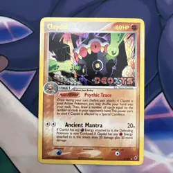 Pokemon TCG Claydol EX Deoxys 5/107 Reverse Holo Rare Stamped LP - Image 1