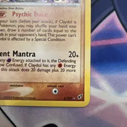 Pokemon TCG Claydol EX Deoxys 5/107 Reverse Holo Rare Stamped LP - Image 5