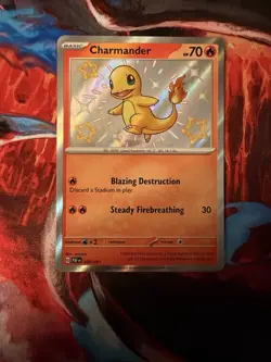 Charmander SV Paldean Fates 109/091 Shiny Rare Holo Pokemon TCG 2024 EN - Image 1
